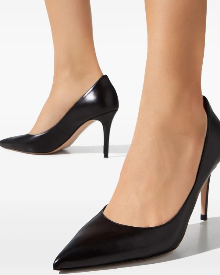 Le Silla 90 mm Eva pumps met puntige neus Zwart - Foto 2