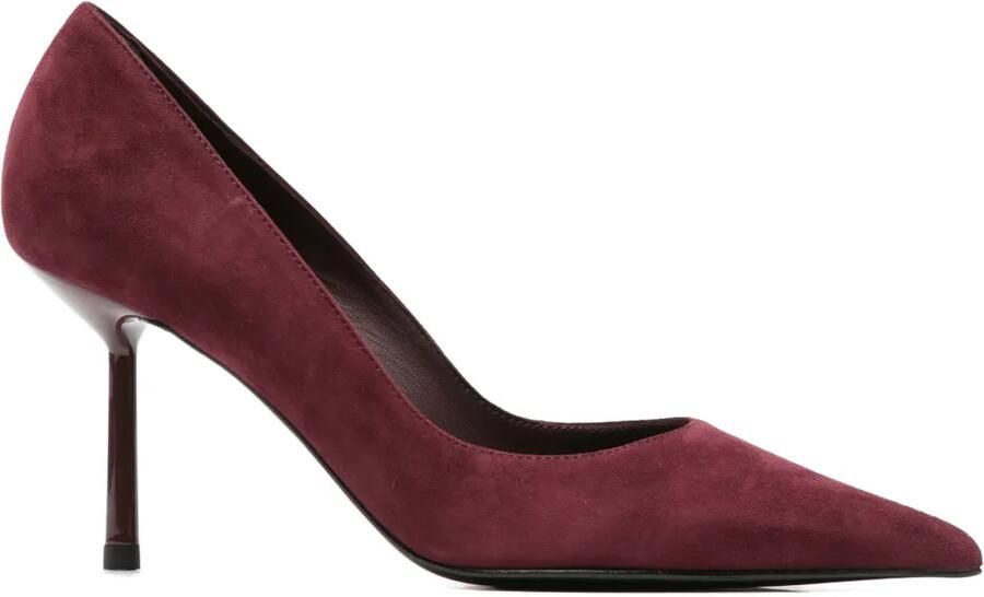 Le Silla 90 mm pumps met puntige neus Rood