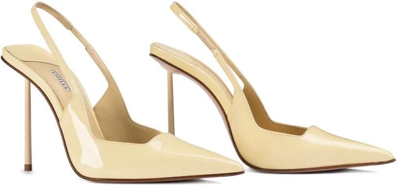 Le Silla Amelia slingback pumps Geel - Foto 4