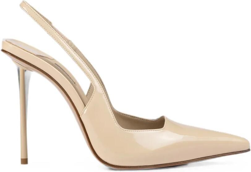 Le Silla Amelia slingback pumps met puntige neus Beige