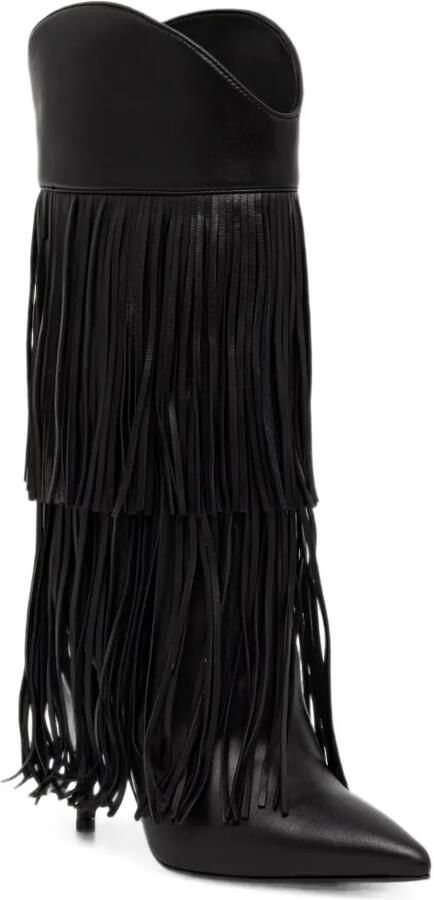 Le Silla Andy fringed boots Zwart - Foto 3