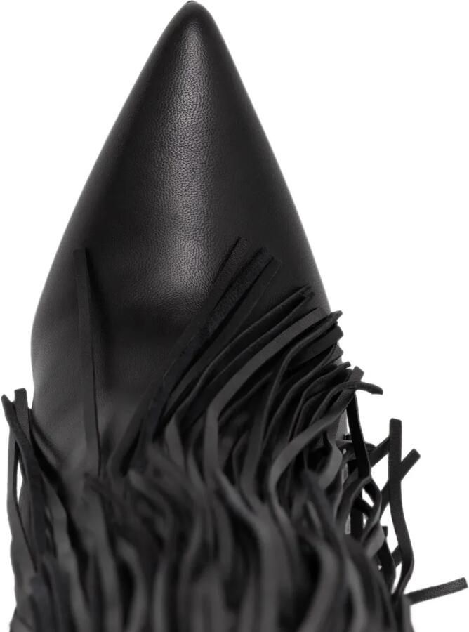 Le Silla Andy fringed boots Zwart - Foto 2