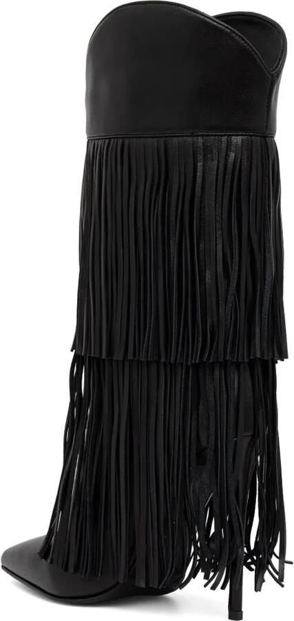 Le Silla Andy fringed boots Zwart - Foto 4