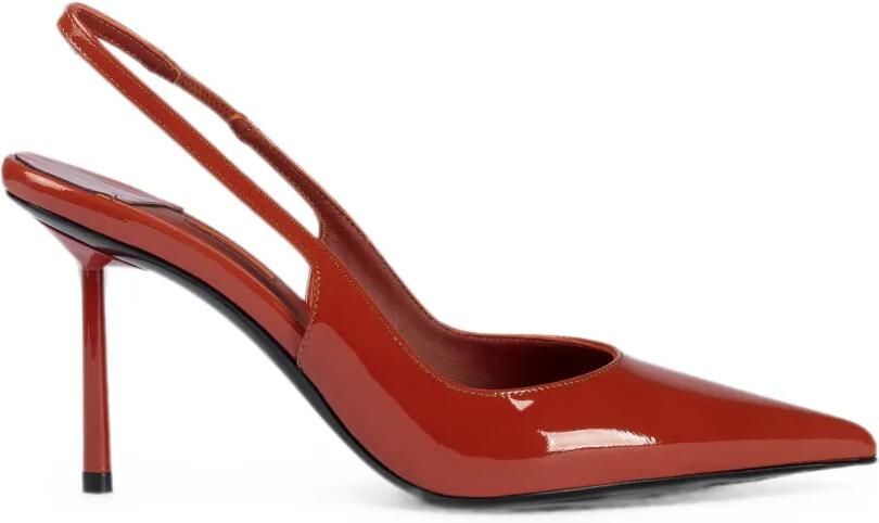 Le Silla Bella lakleren pumps Oranje