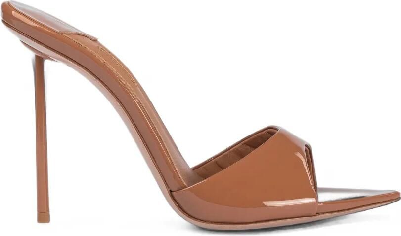 Le Silla Bella lakleren sandalen Bruin