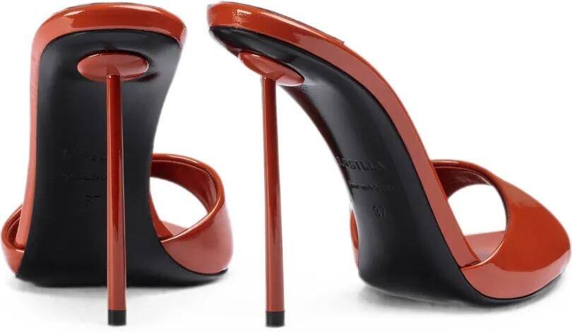 Le Silla Bella lakleren sandalen Oranje - Foto 3