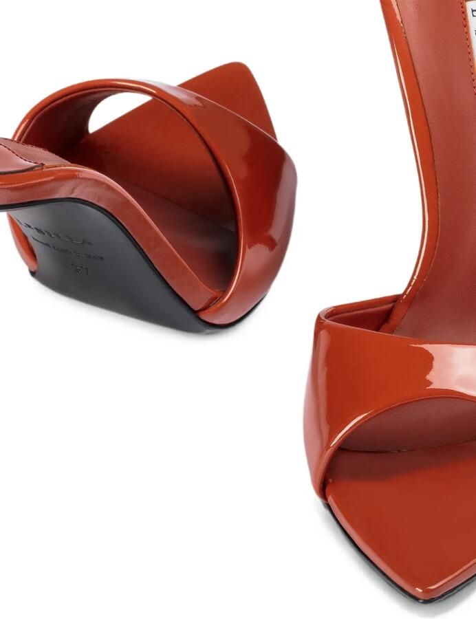 Le Silla Bella lakleren sandalen Oranje - Foto 2