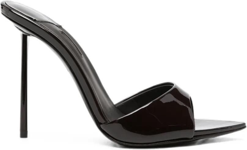 Le Silla Bella leren sandalen met puntige neus en hak Bruin