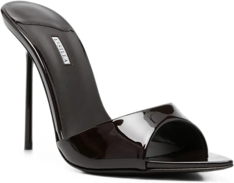 Le Silla Bella leren sandalen met puntige neus en hak Bruin - Foto 2