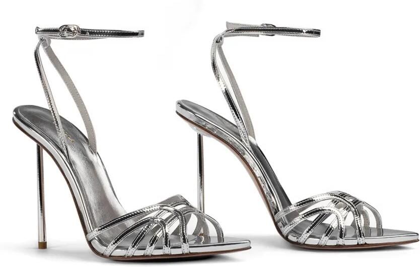 Le Silla Bella sandalen met bandjes Zilver - Foto 4