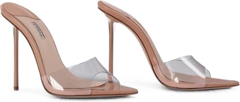 Le Silla Bella sandalen met doorzichtig bandje Beige - Foto 4