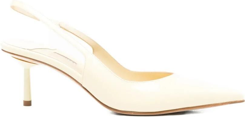 Le Silla Bella slingback pumps met puntige neus Geel