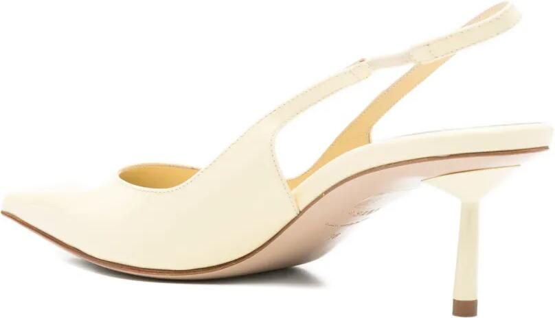Le Silla Bella slingback pumps met puntige neus Geel - Foto 3