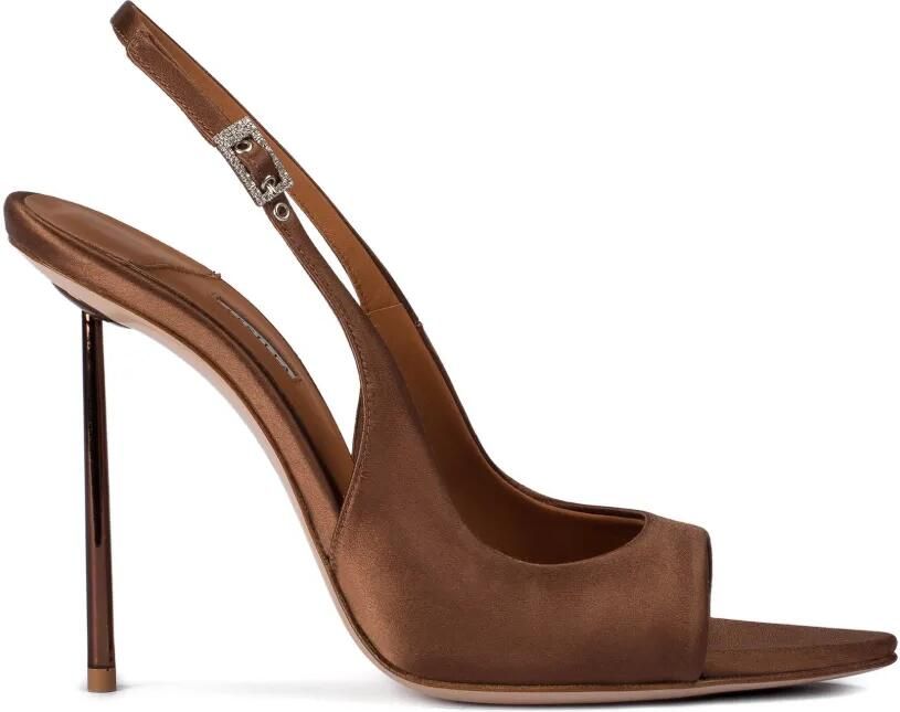 Le Silla Bella slingback sandalen met hak Bruin
