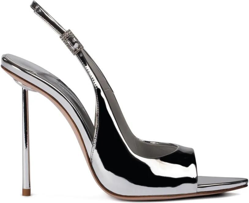 Le Silla Bella slingback sandalen met hak Zilver