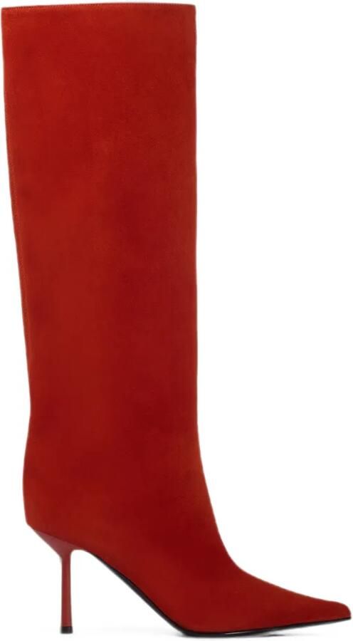 Le Silla Bella suède laarzen Rood