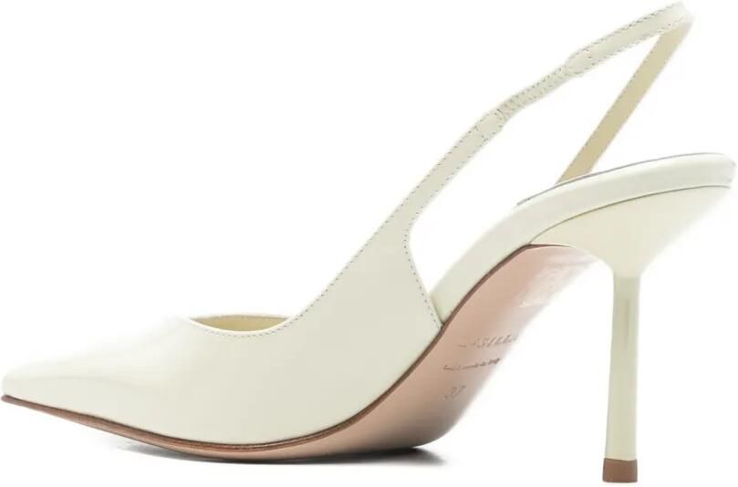 Le Silla Chanel Vivienne slingback pumps met puntige neus Groen - Foto 3