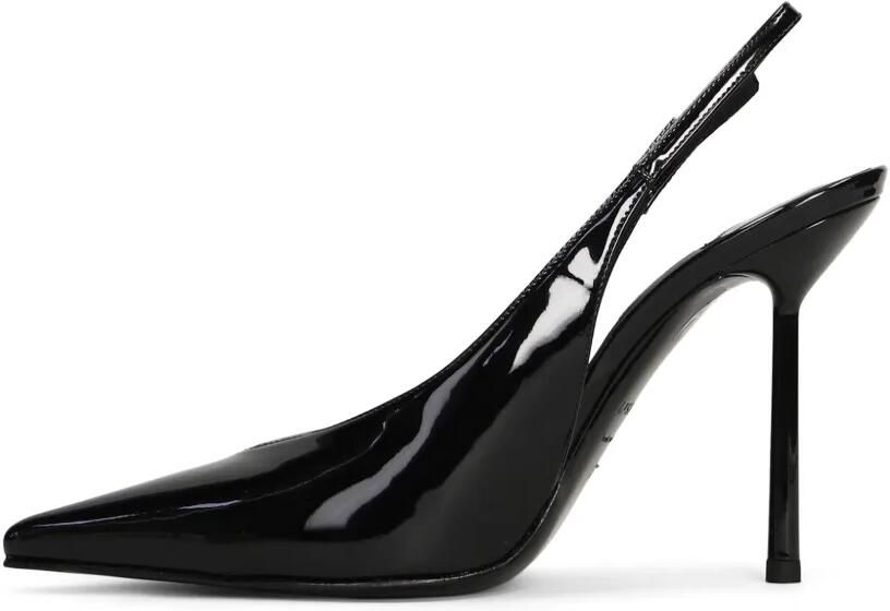 Le Silla Clivage crystal-embellished slingback pumps Zwart - Foto 4