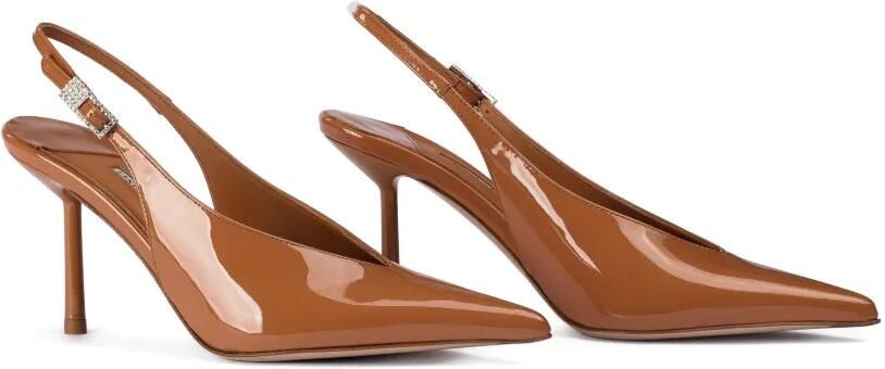 Le Silla Clivage slingback pumps Bruin - Foto 3