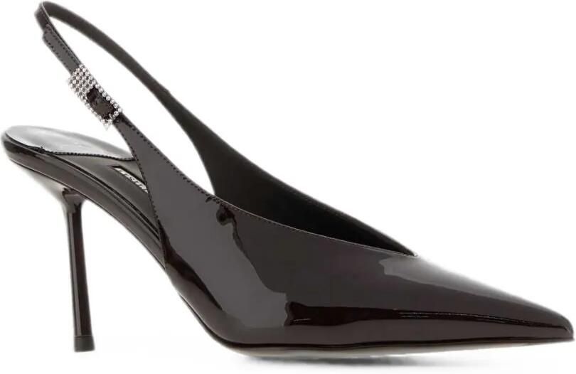 Le Silla Clivage slingback pumps verfraaid met kristallen Bruin - Foto 2