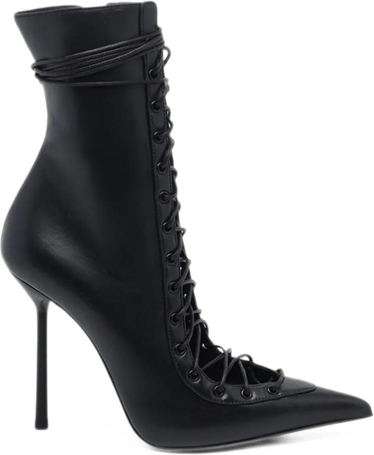 Le Silla Colette stiletto veterlaarzen Zwart