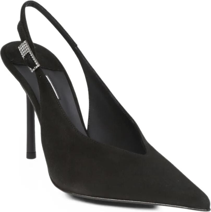 Le Silla crystal-embellished slingback pumps Zwart - Foto 2