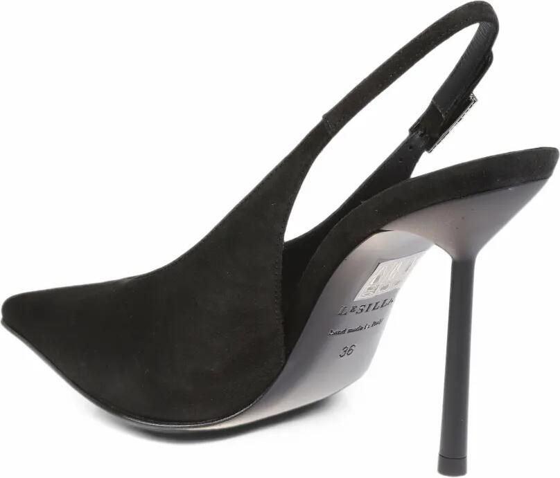 Le Silla crystal-embellished slingback pumps Zwart - Foto 3