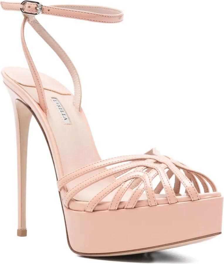 Le Silla Embrace sandalen met plateauzool Roze - Foto 2