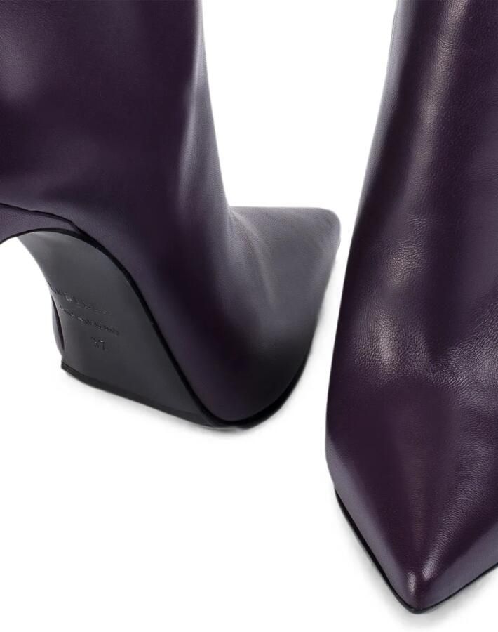 Le Silla Eva enkellaarzen met puntige neus Paars - Foto 3
