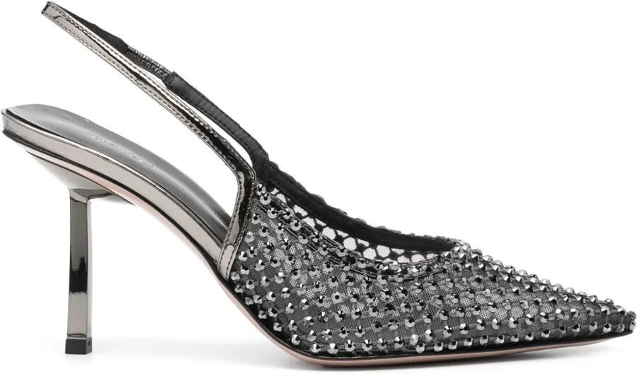 Le Silla Gilda 80 mm slingback pumps Grijs