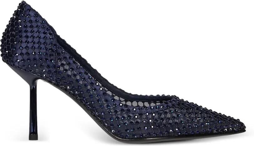 Le Silla Gilda mesh pumps verfraaid met kristallen Blauw