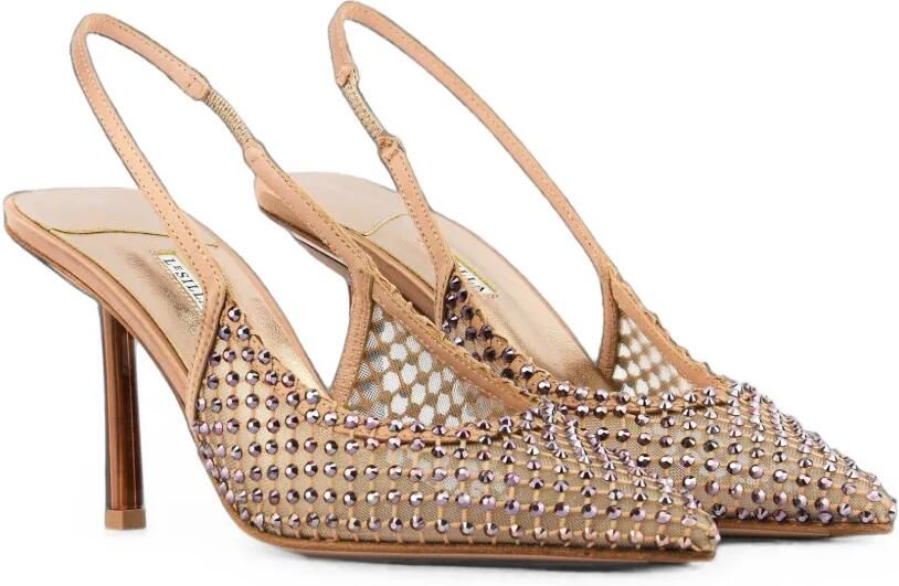 Le Silla Gilda crystal-embellished pumps Beige - Foto 5