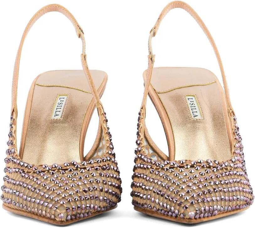 Le Silla Gilda crystal-embellished pumps Beige - Foto 2