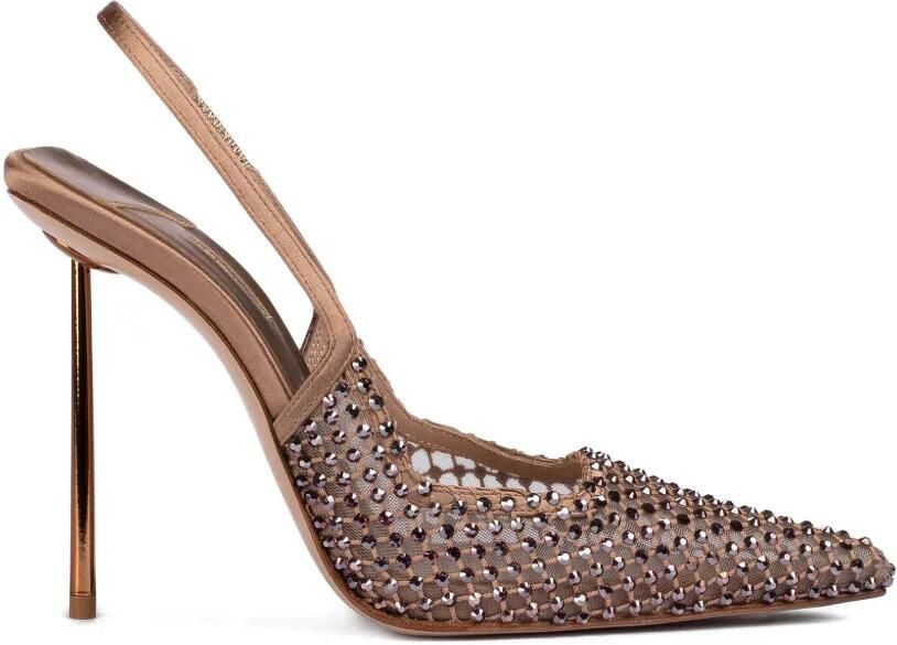 Le Silla Gilda Fierce pumps met hak Bruin