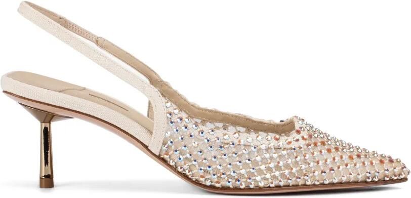 Le Silla Gilda Fierce verfraaide slingback pumps Beige