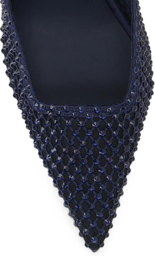 Le Silla Gilda mesh pumps verfraaid met kristallen Blauw - Foto 2