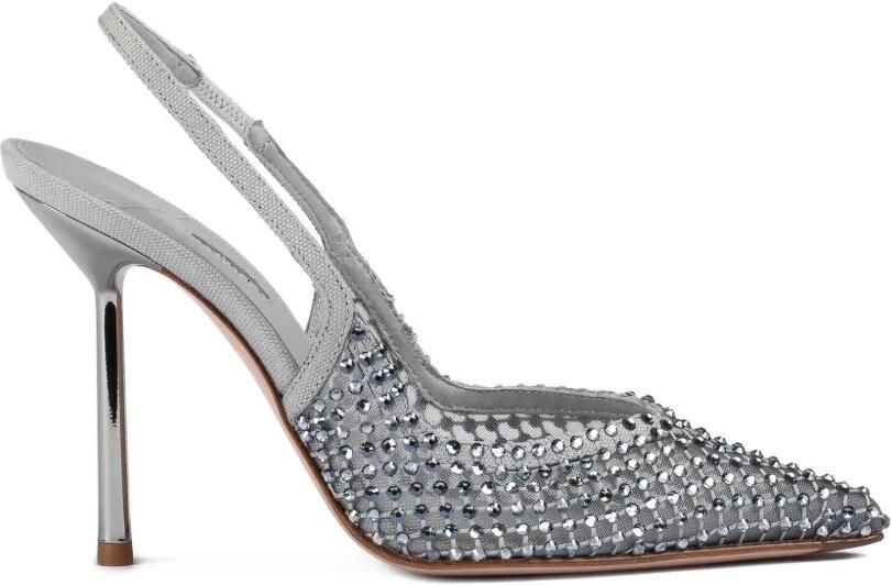 Le Silla Gilda slingback pumps met hak Grijs