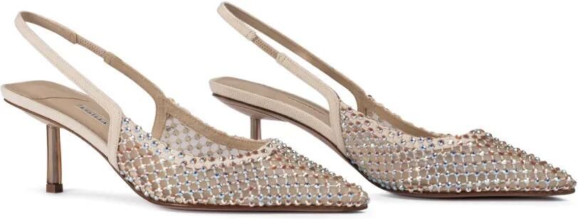 Le Silla Gilda slingback pumps Wit - Foto 4