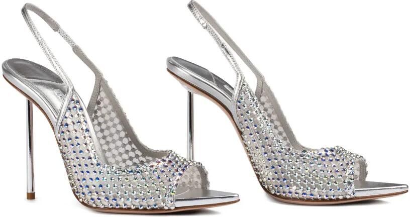 Le Silla Gilda slingback sandalen Wit - Foto 4