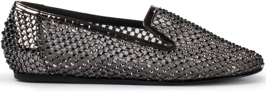Le Silla Gilda slippers verfraaid met kristallen Zwart