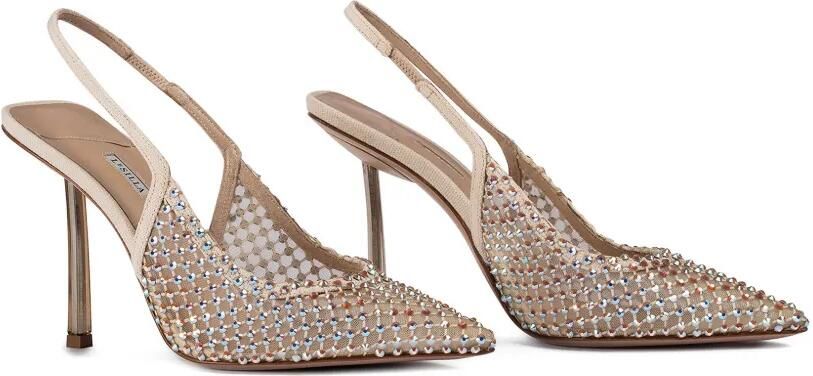 Le Silla Gilda verfraaide slingback pumps Beige - Foto 4