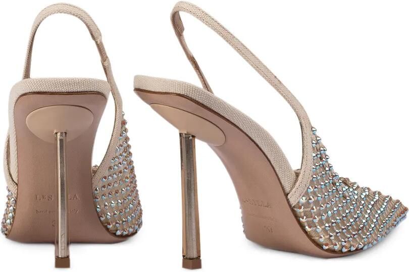 Le Silla Gilda verfraaide slingback pumps Beige - Foto 3