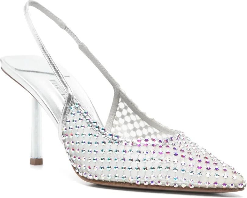 Le Silla Gilda verfraaide slingback pumps Zilver - Foto 2