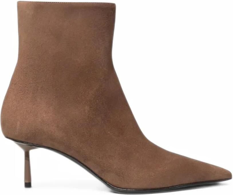Le Silla pointed-toe suede ankle boots Bruin