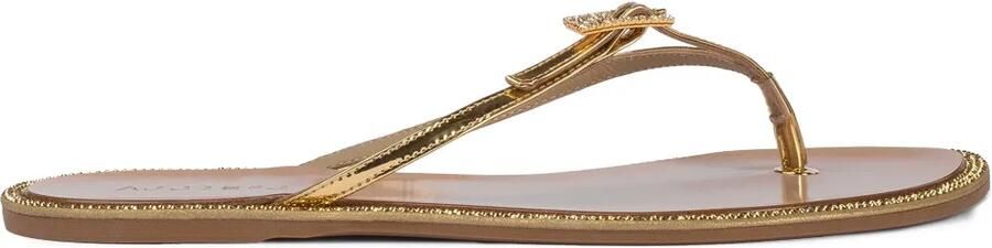 Le Silla Sahara slippers Goud