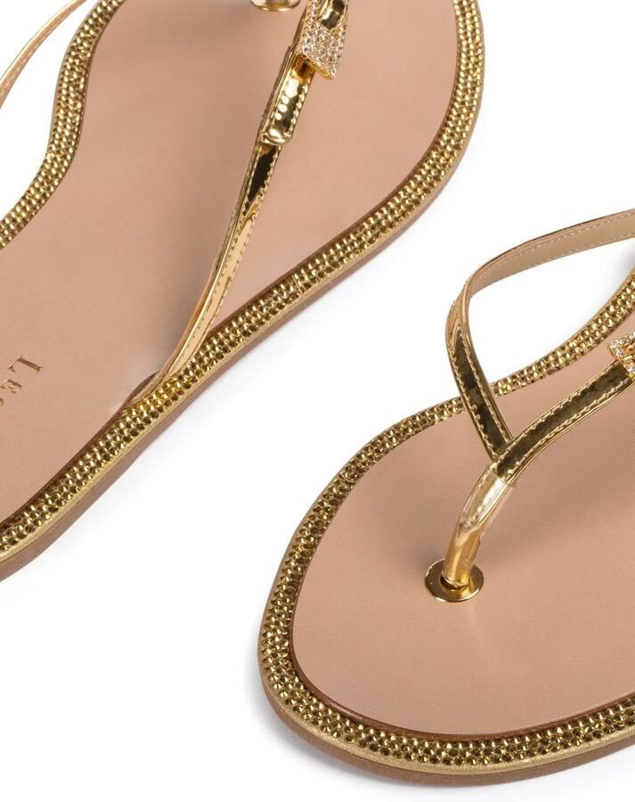 Le Silla Sahara slippers Goud - Foto 2
