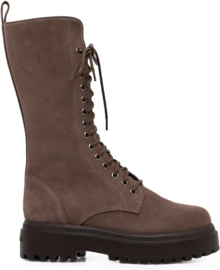 Le Silla Suède veterlaarzen Bruin