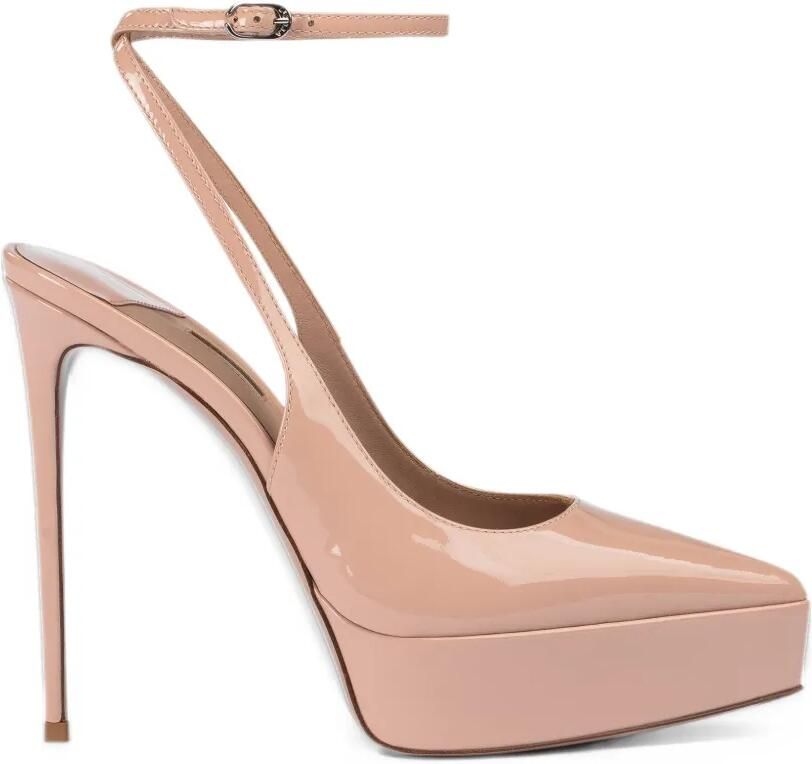 Le Silla Uma platform slingback pumps Roze