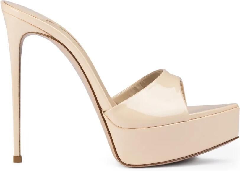 Le Silla Uma sandalen met plateauzool Beige - Foto 2