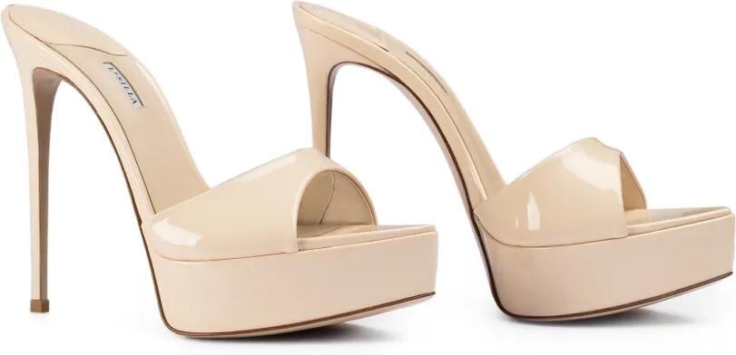 Le Silla Uma sandalen met plateauzool Beige - Foto 4
